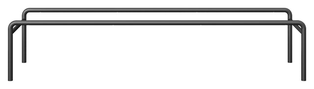 Keep, metal sokkel til B:133,8 cm, Sort