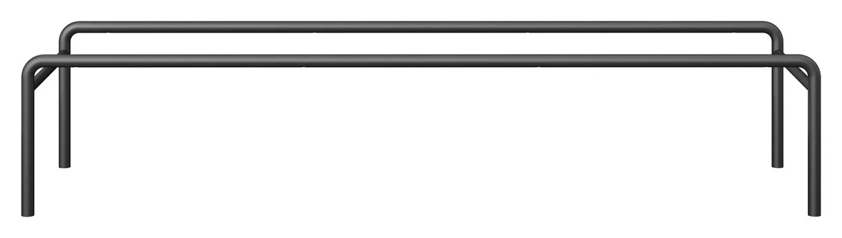 Keep, metal sokkel til B:133,8 cm, Sort