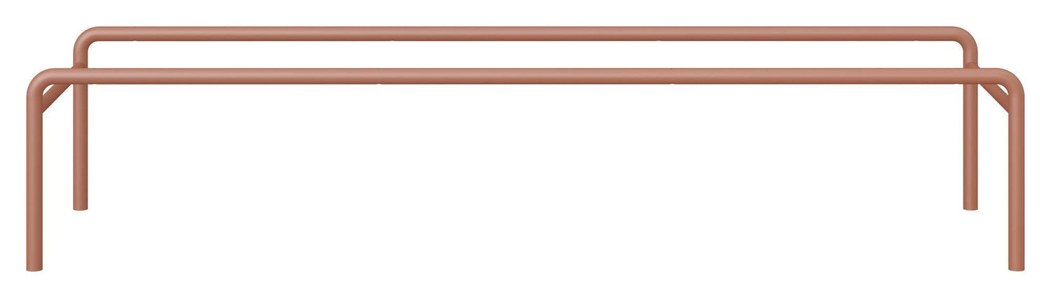 Keep, metal sokkel til B:133,8 cm, Terracotta