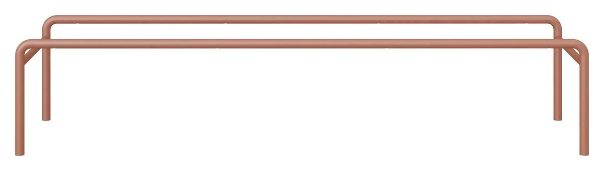 Keep, metal sokkel til B:133,8 cm, Terracotta