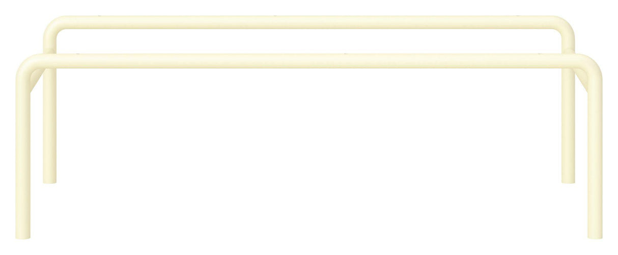 Keep, metal sokkel til B:88,6 cm, Lys gul