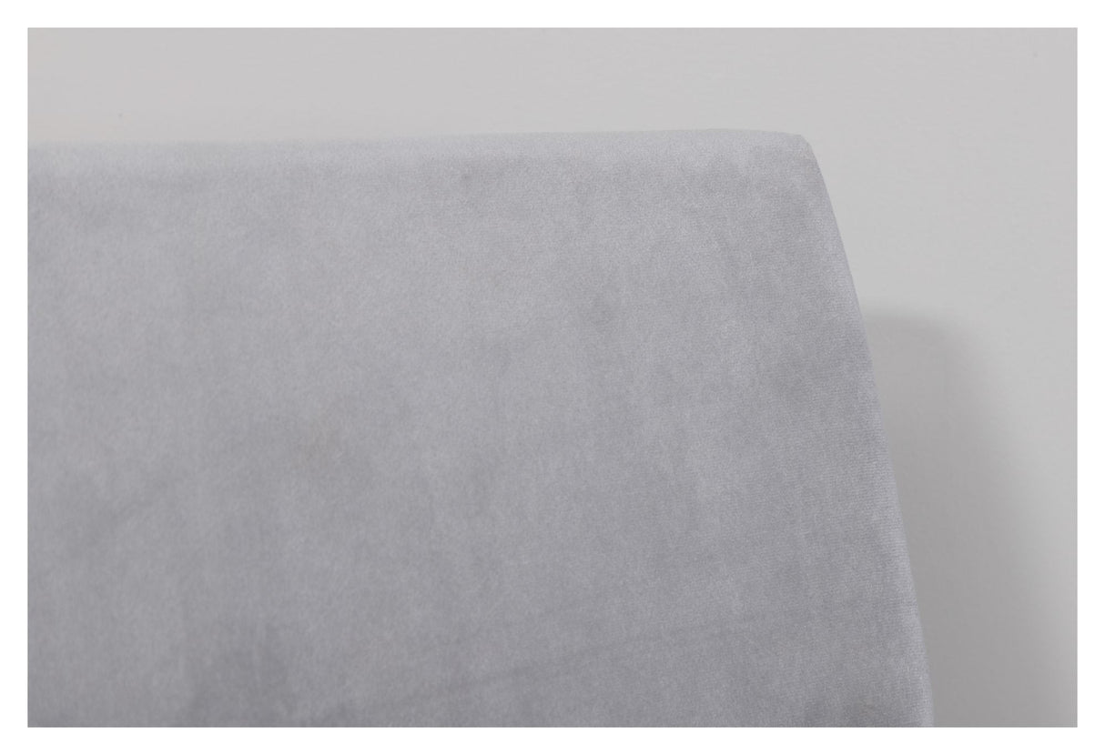 Kenth Spisebordsstol, Lysegrå Velour/Sort - Unoliving.com