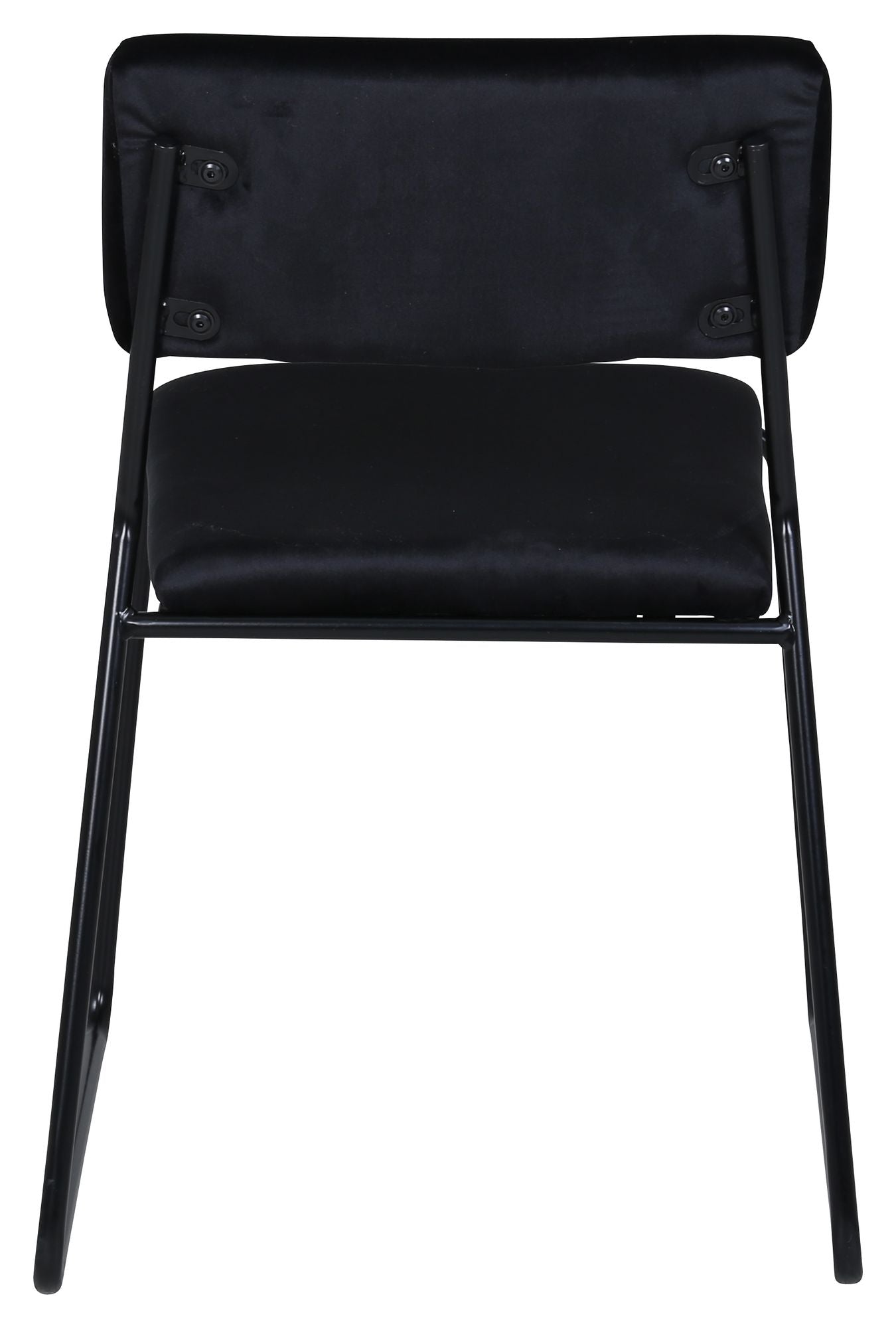 Kenth Spisebordsstol, Sort Velour/Jern - Unoliving.com