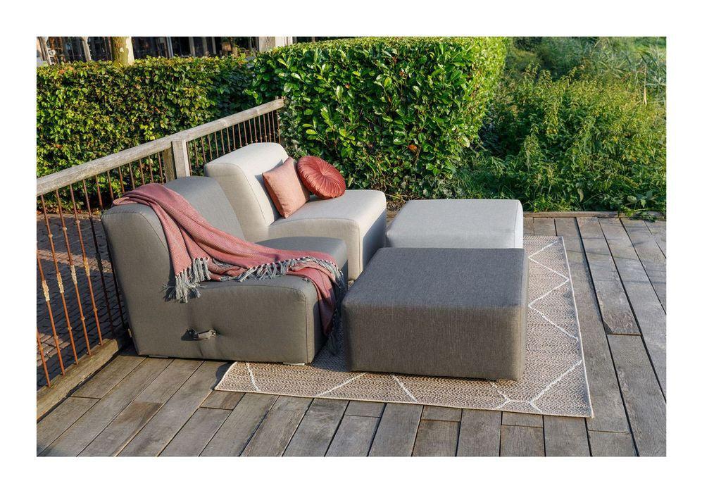 Kubbano 1-pers. Sofa, Stone Grey - Unoliving.com