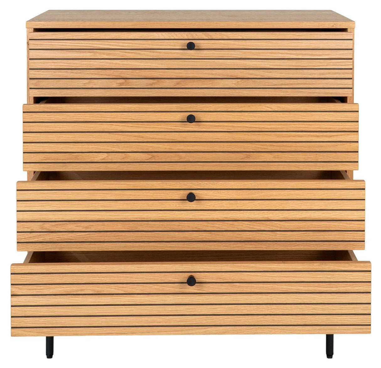 Kyoto, Kommode 80x40x85cm, eg/sort - Unoliving.com
