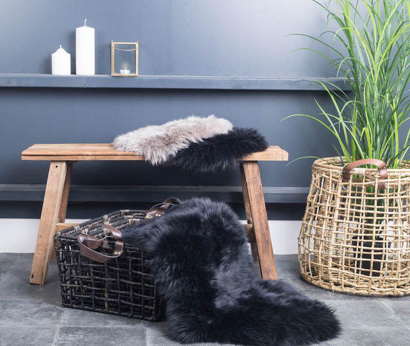 Lammeskind 50x85 cm, Sort - Unoliving.com