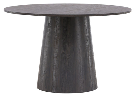Lanzo Spisebord, Ø120, Sort - Unoliving.com
