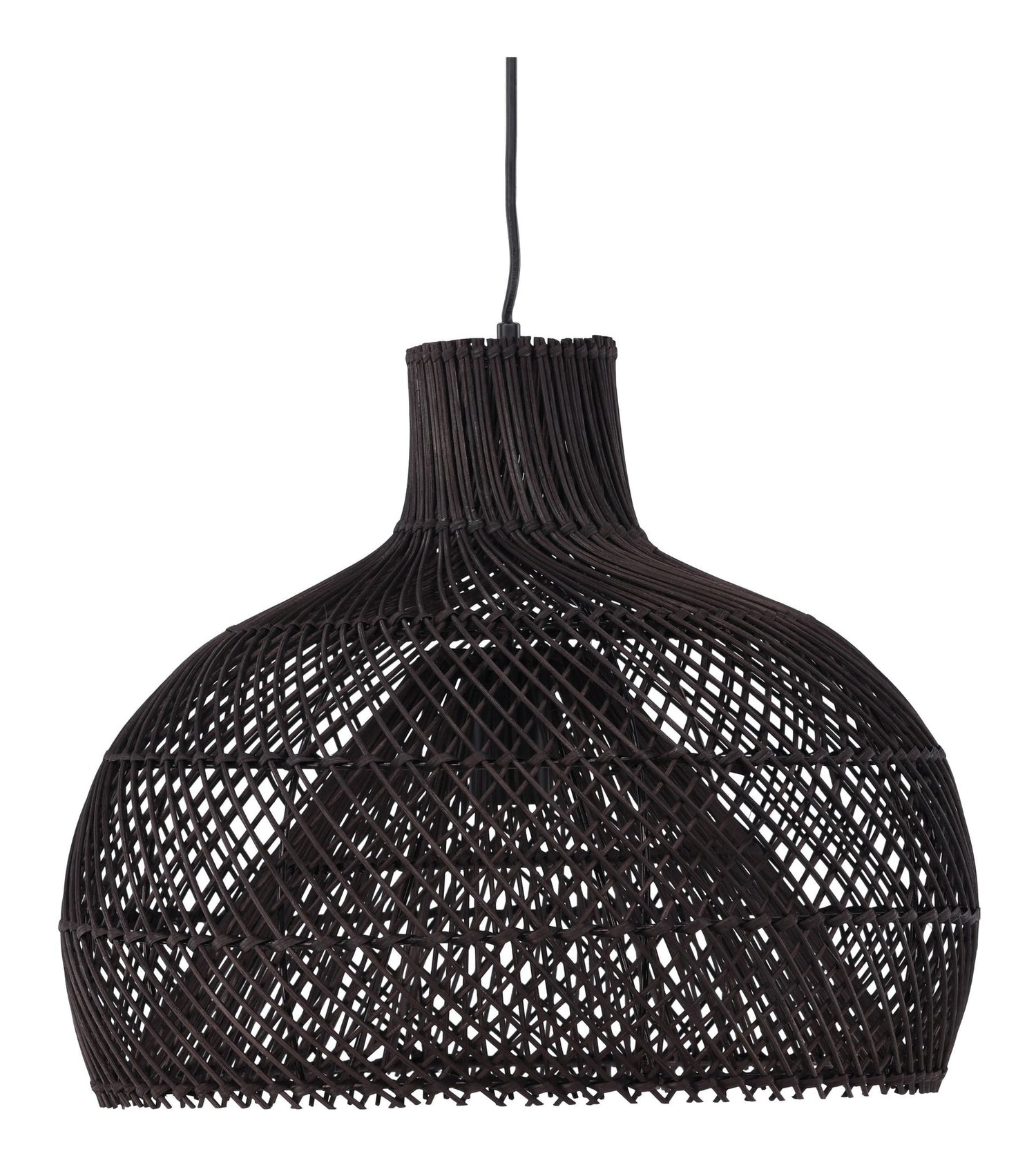 Laroche Pendel, Rattan, Sort - Unoliving.com