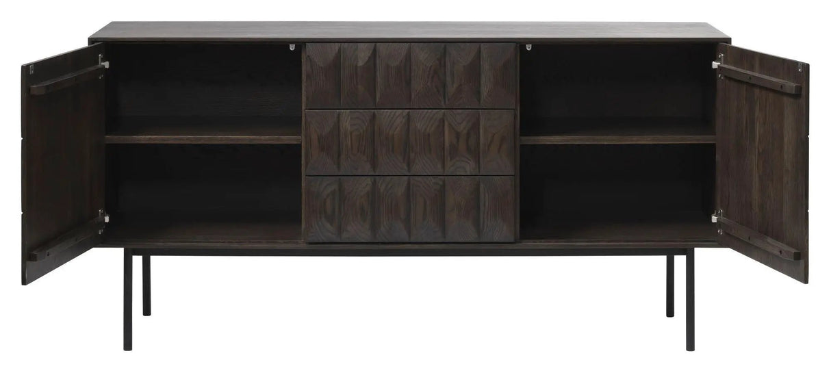 Latina Skænk m. 3 låger - Espresso Brun, B160