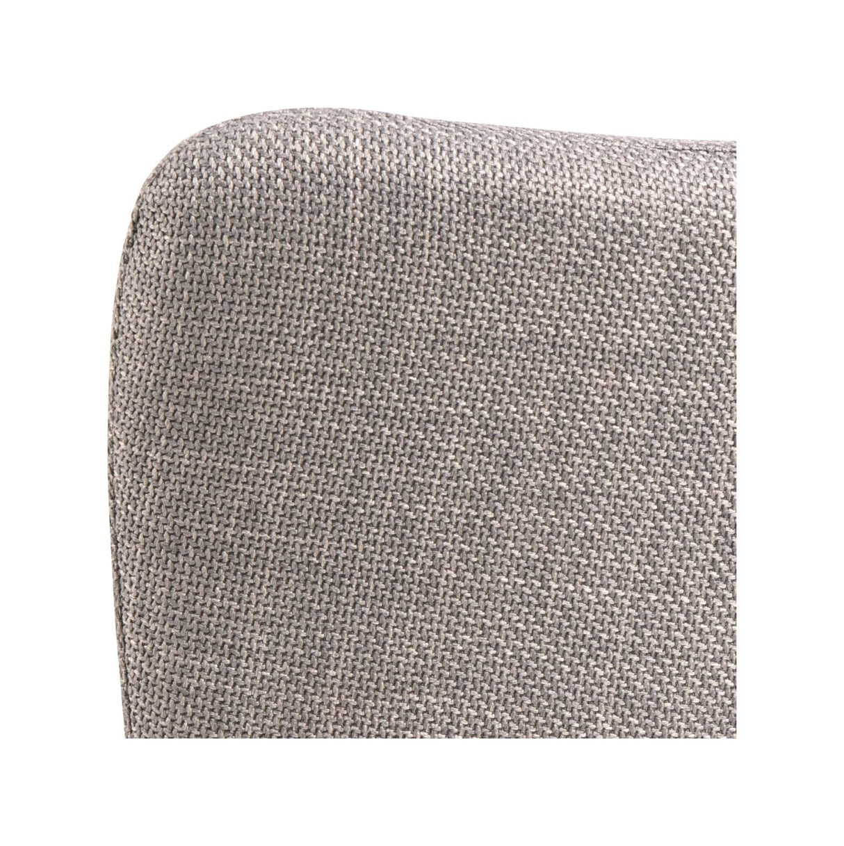 Laura Spisebordsstol m. armlæn og drej, Lysegrå stof - Unoliving.com