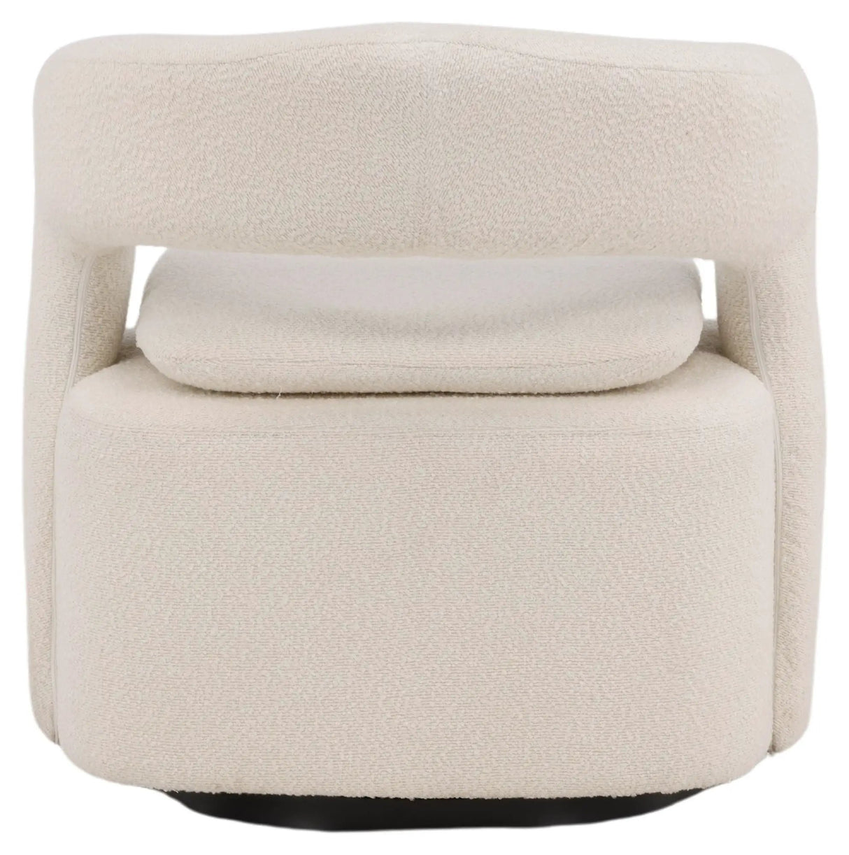Laurel Loungestol - Hvid Bouclé - Unoliving.com