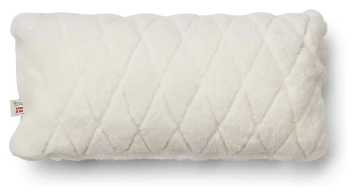 Leaf Pude af Premium NZ lammeskind, Dbl. Sidet, Hvid
