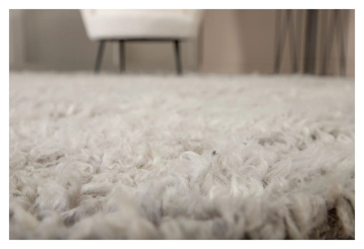 Leiko uld tæppe, 160x230, Beige - Unoliving.com