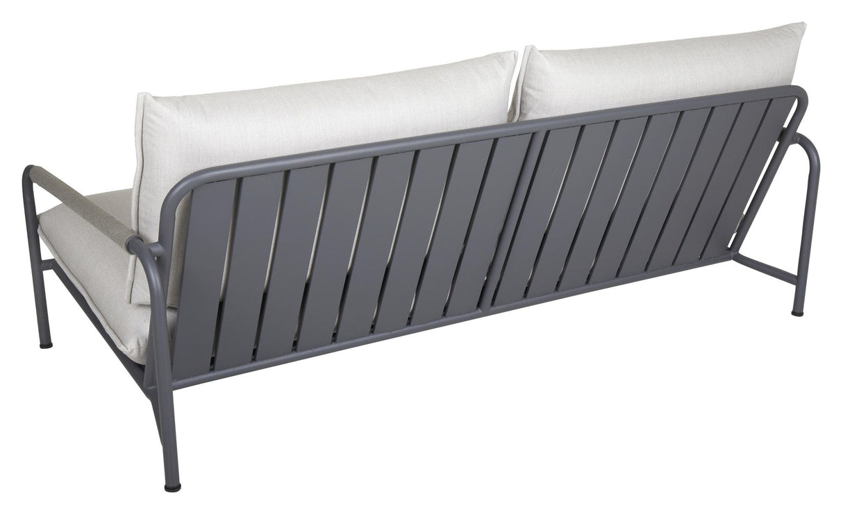 Lerberget 2,5-pers. Loungesofa m. hynder, Grå - Unoliving.com