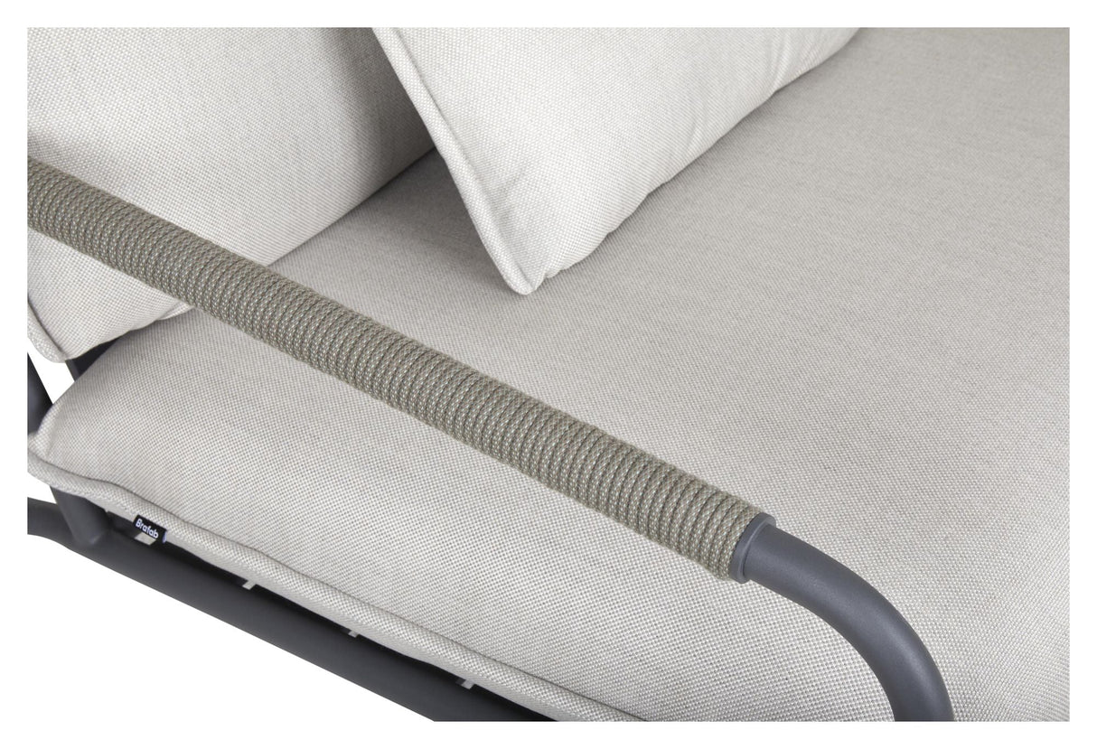 Lerberget 2,5-pers. Loungesofa m. hynder, Grå - Unoliving.com