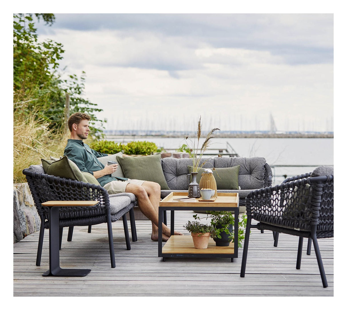 Level bordpladesæt til Sofabord Teak, 120x60 - Unoliving.com