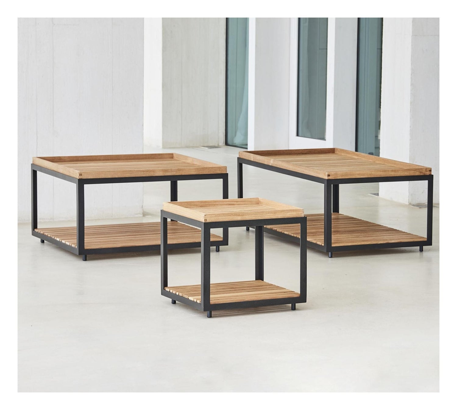 Level bordpladesæt til Sofabord Teak, 120x60 - Unoliving.com