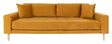 Lido 3-pers. Sofa, Sennepsgul Velour - Unoliving.com