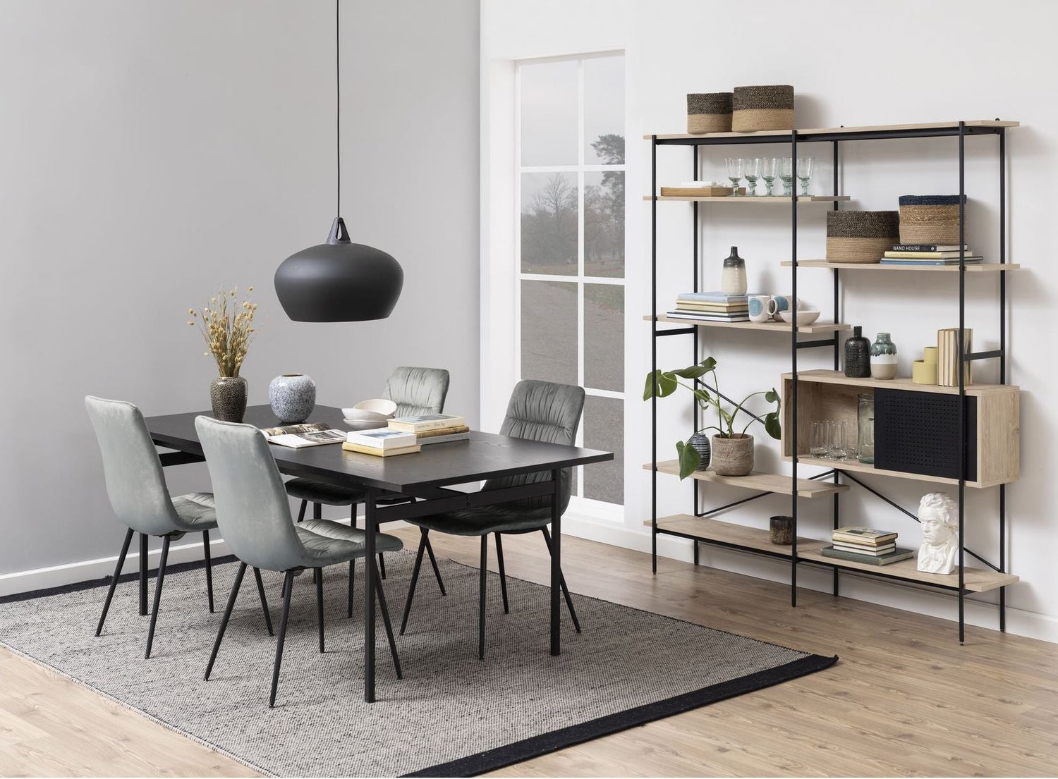 Lilian Spisebordsstol, Grå - Unoliving.com