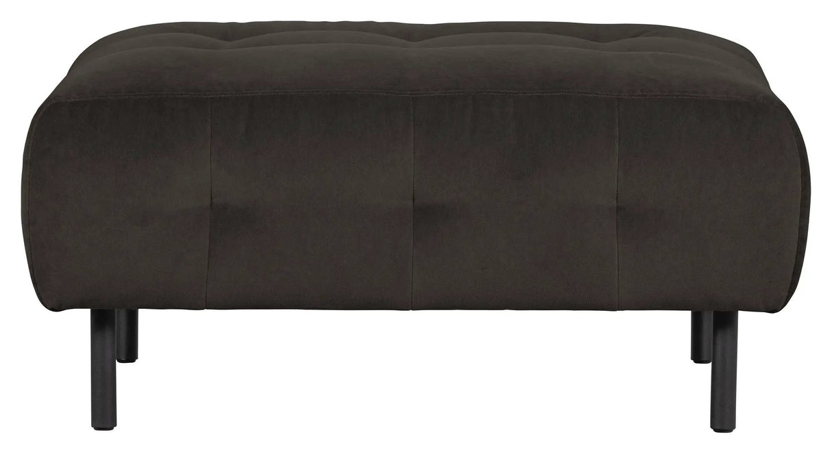 Lloyd Puf, Mat cast iron velour - Unoliving.com