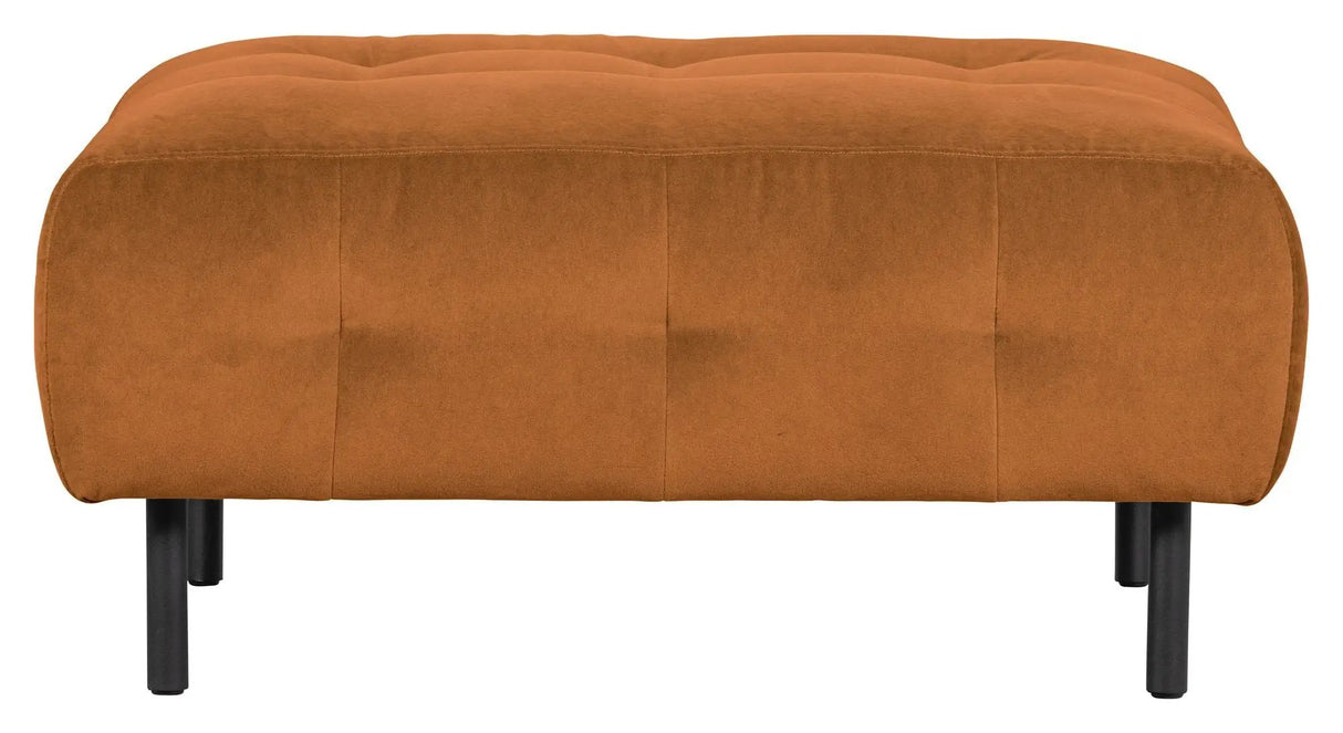 Lloyd Puf, Mat cinnamon velour - Unoliving.com