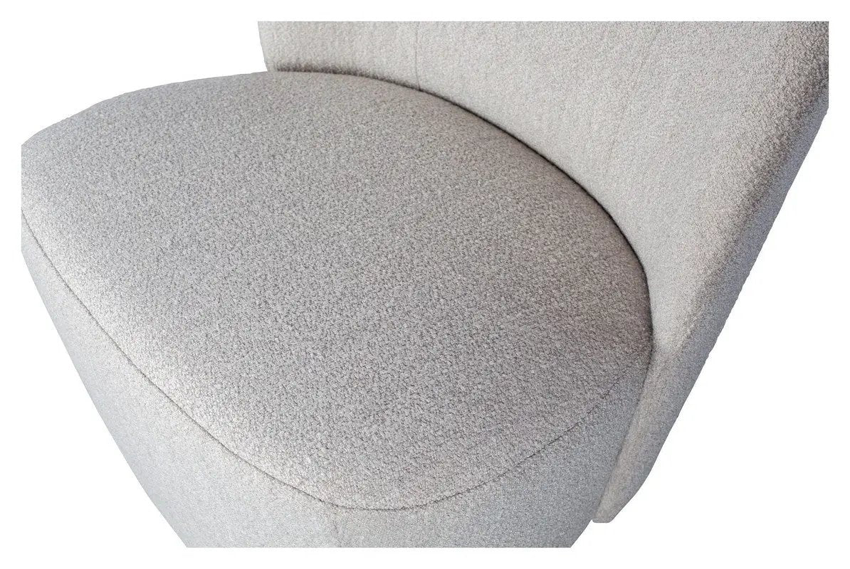 Lofty Loungestol - Natural Bouclé - Unoliving.com