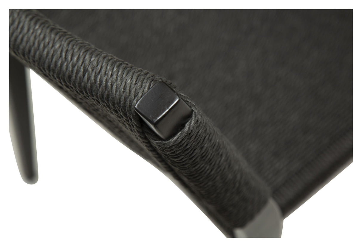 Loop Spisebordsstol, Sort papirreb/sort stel - Unoliving.com