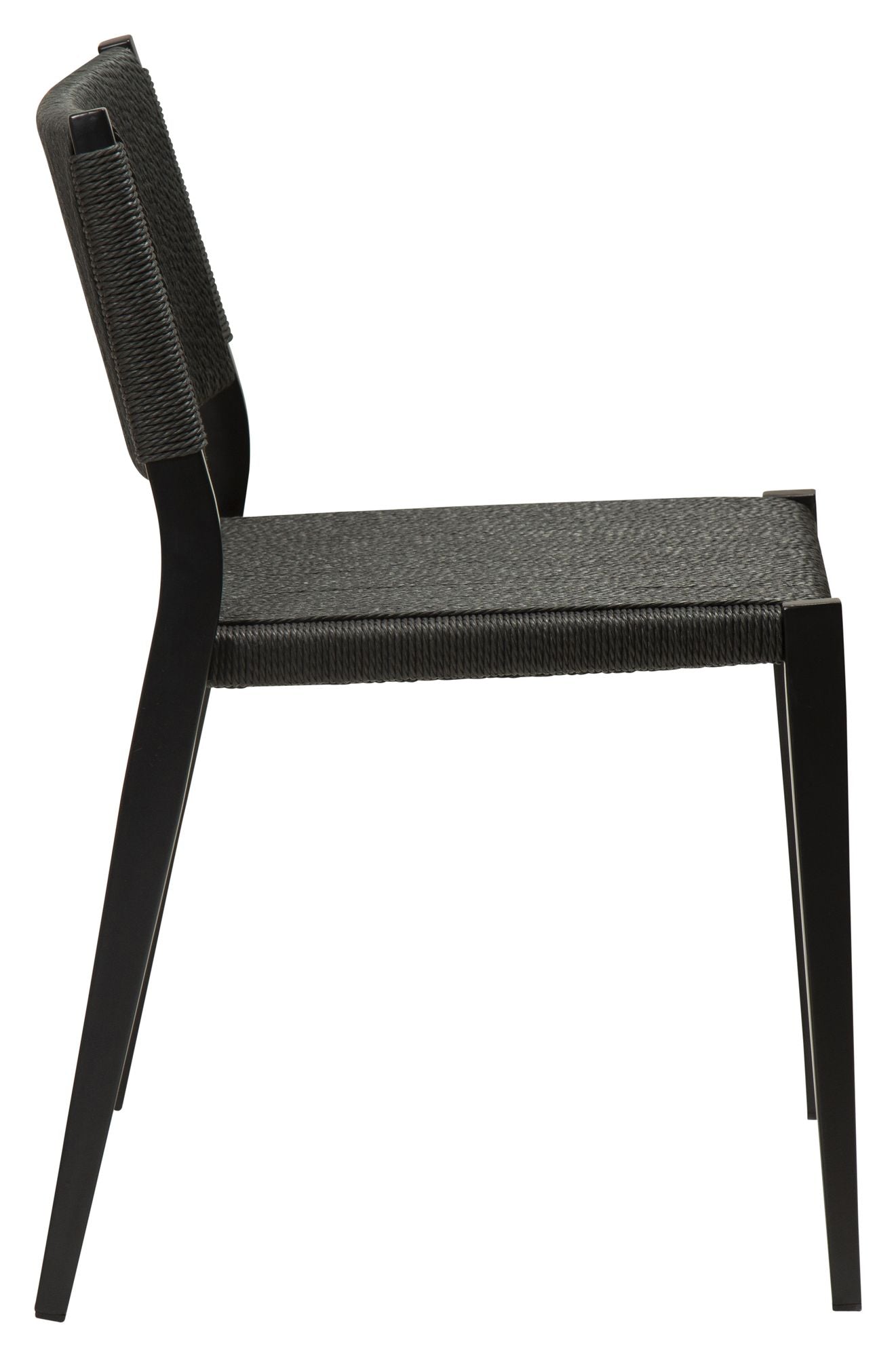 Loop Spisebordsstol, Sort papirreb/sort stel - Unoliving.com