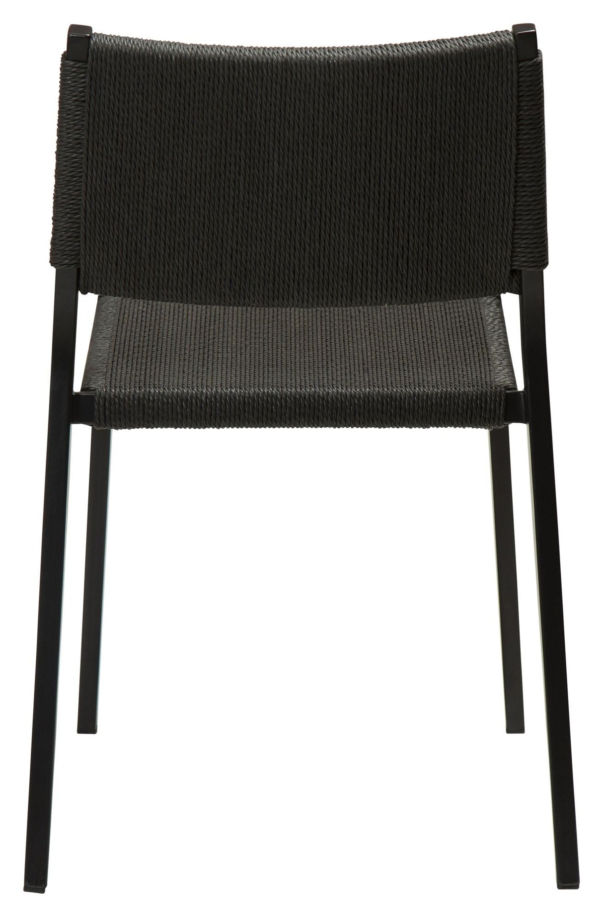 Loop Spisebordsstol, Sort papirreb/sort stel - Unoliving.com