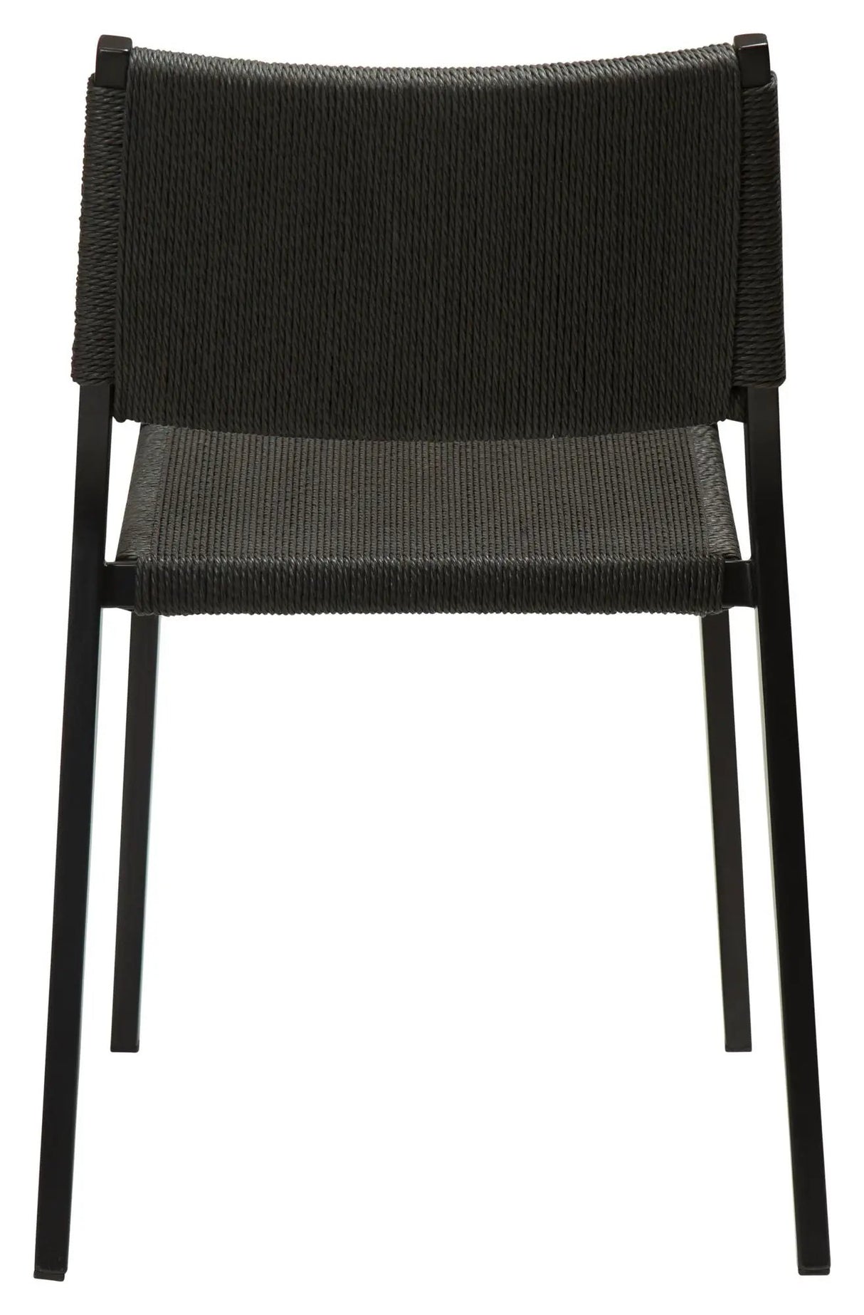 Loop Spisebordsstol, Sort papirreb/sort stel - Unoliving.com