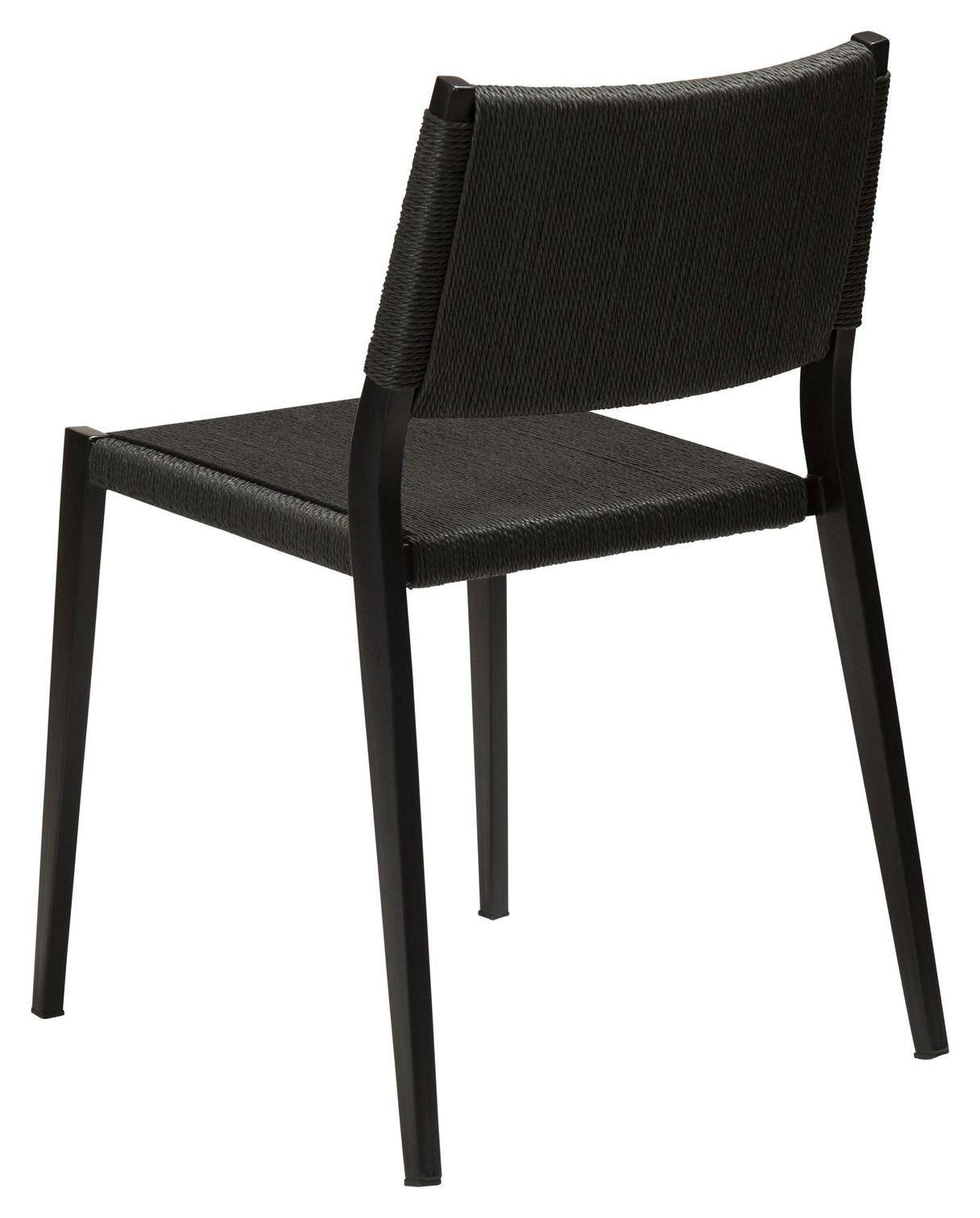 Loop Spisebordsstol, Sort papirreb/sort stel - Unoliving.com