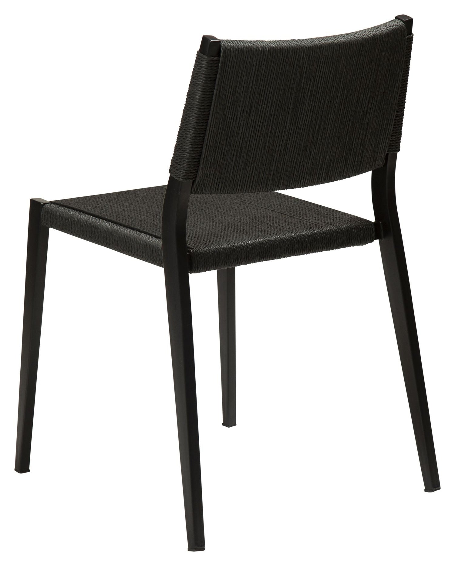 Loop Spisebordsstol, Sort papirreb/sort stel - Unoliving.com