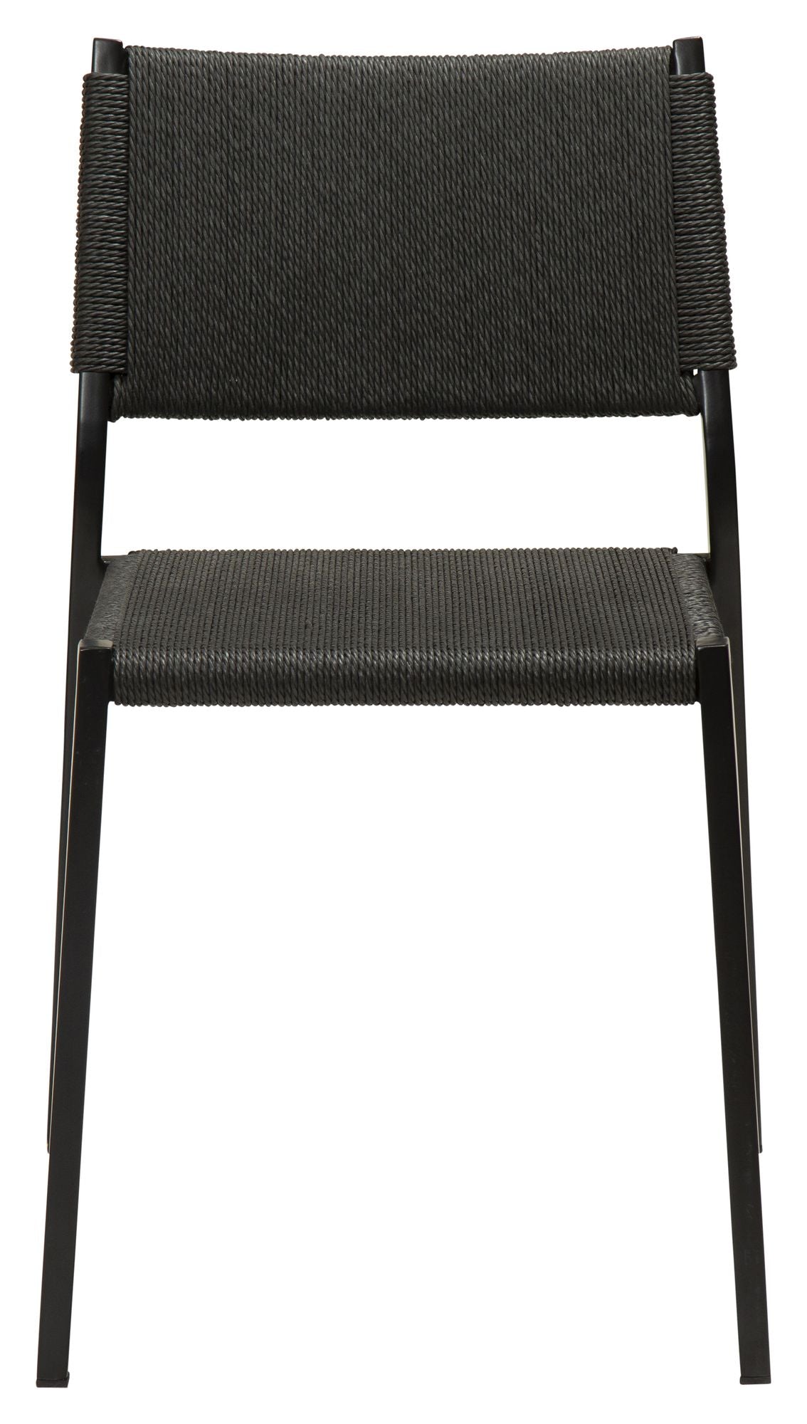 Loop Spisebordsstol, Sort papirreb/sort stel - Unoliving.com