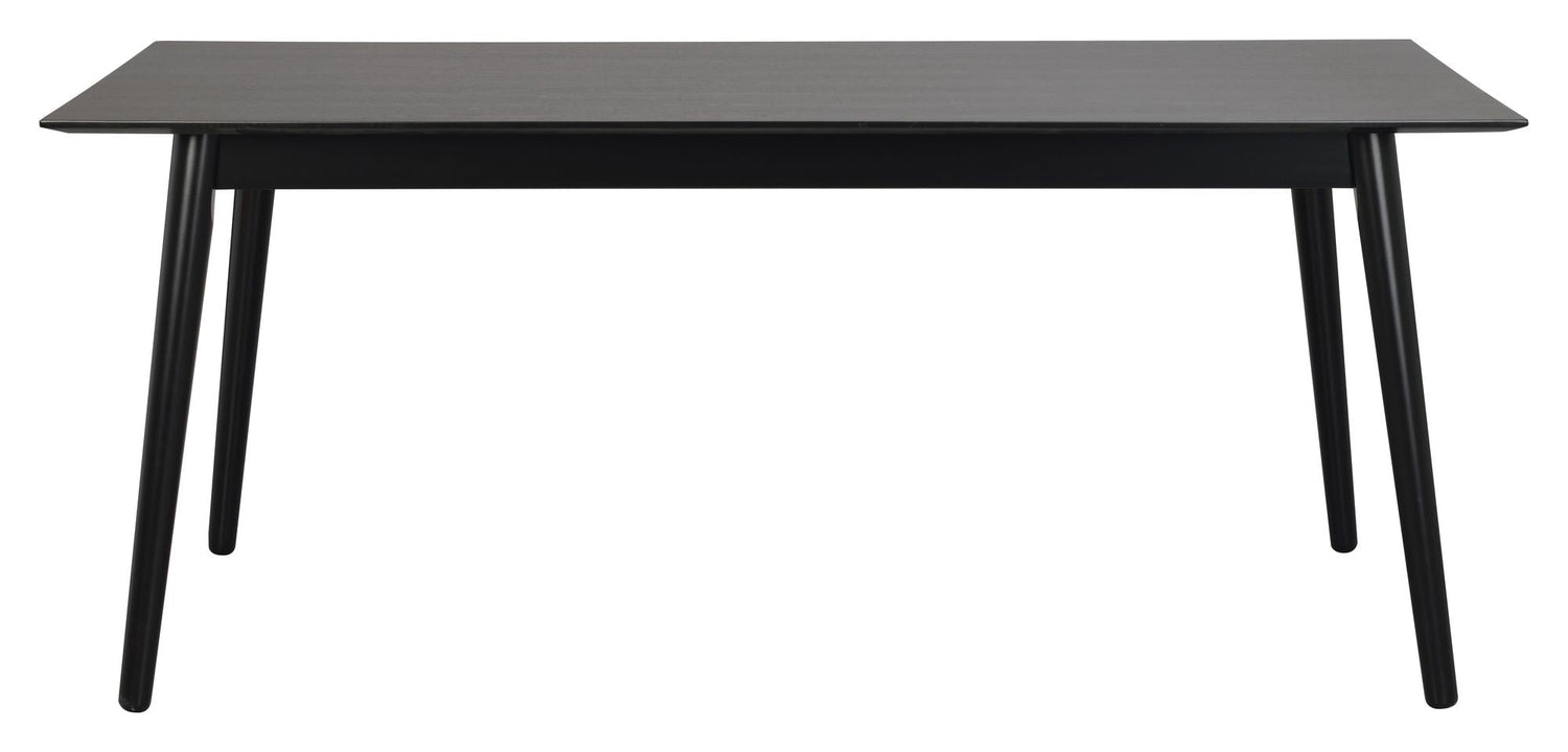 Lotta Spisebord, 180x90, Sort Askefinér - Unoliving.com