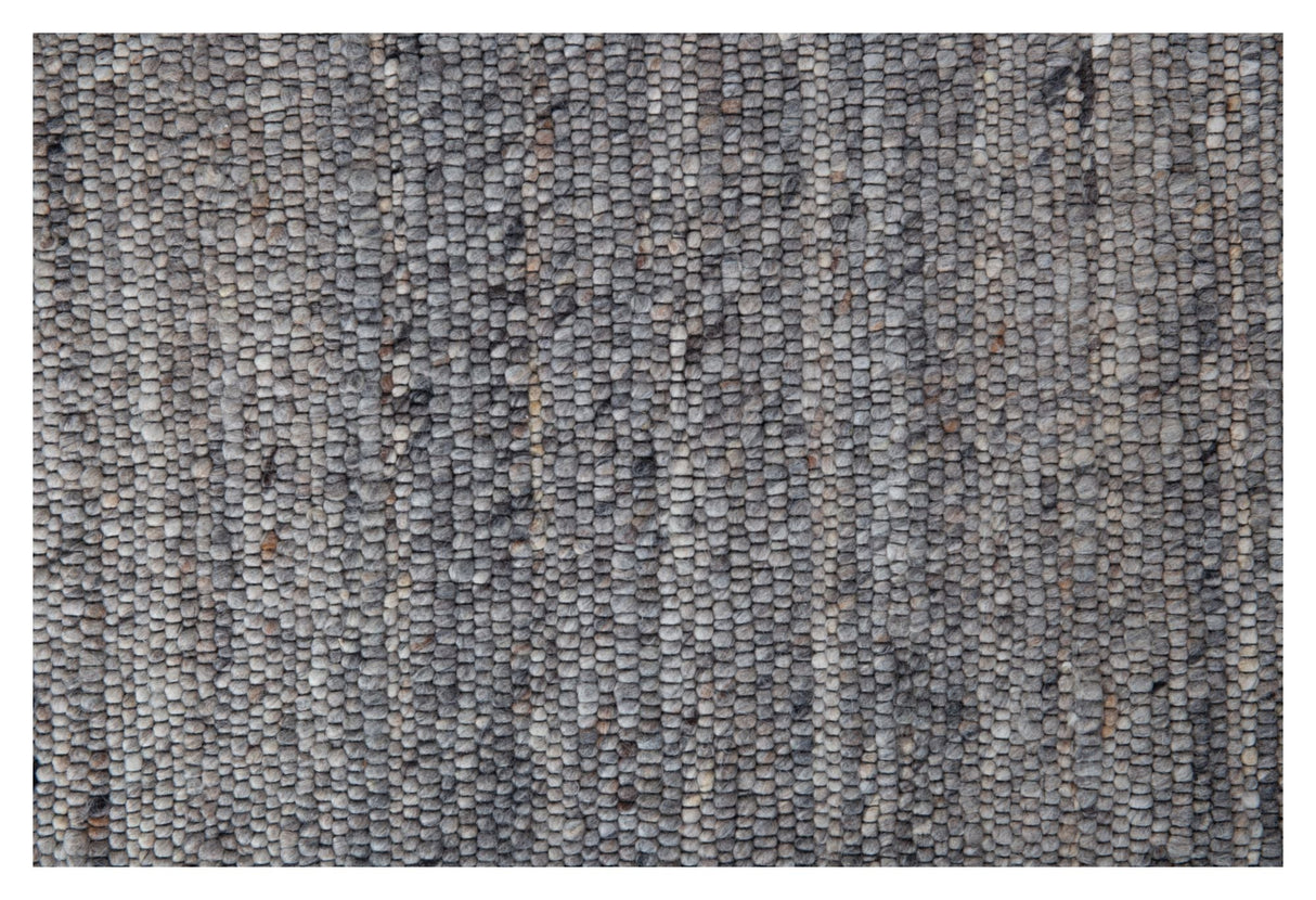 Loump uldmix tæppe, 160x230, Grå,Beige - Unoliving.com