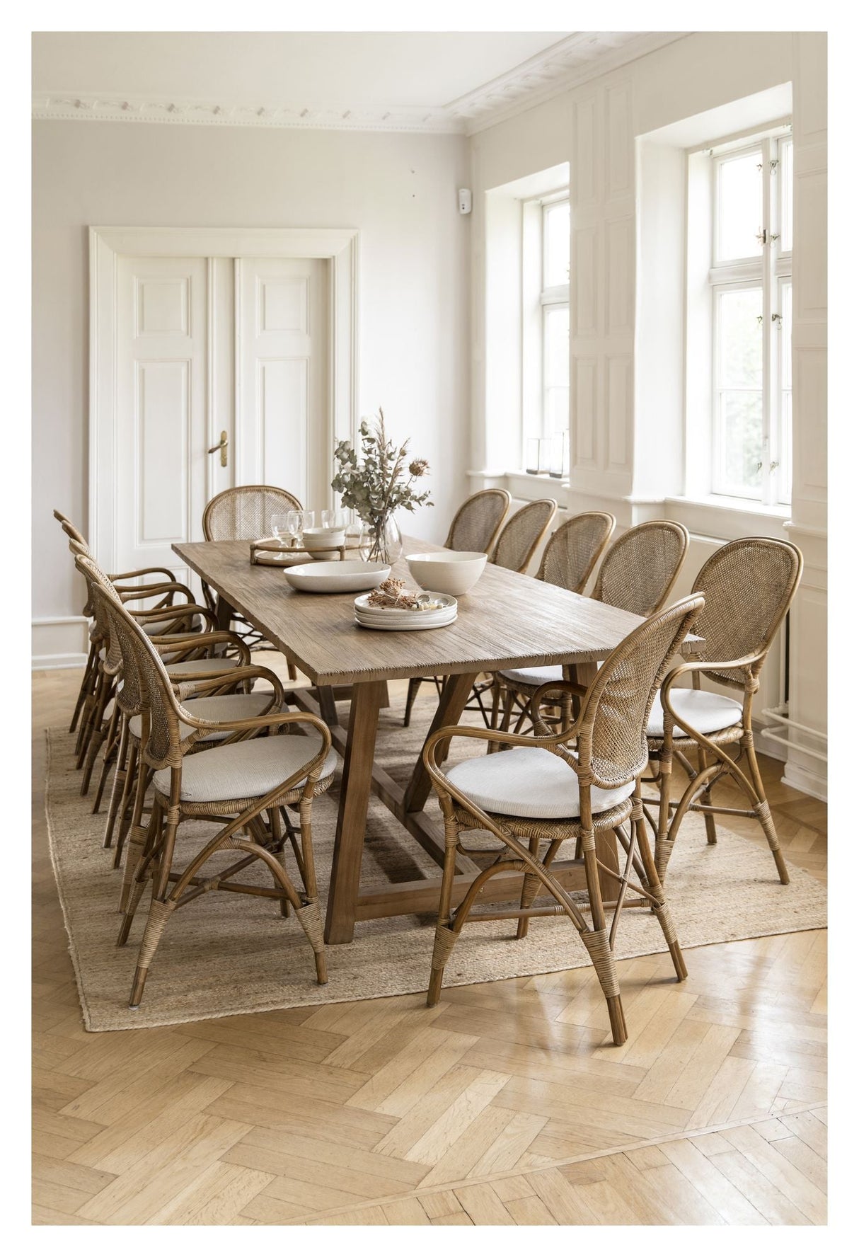 Lucas Spisebord, 300x100, Old Teak - Unoliving.com