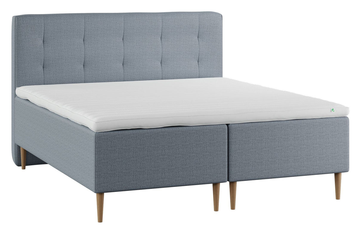 Lux Boxmadras, 180x200 m. latex topmadras, Antracit - Unoliving.com