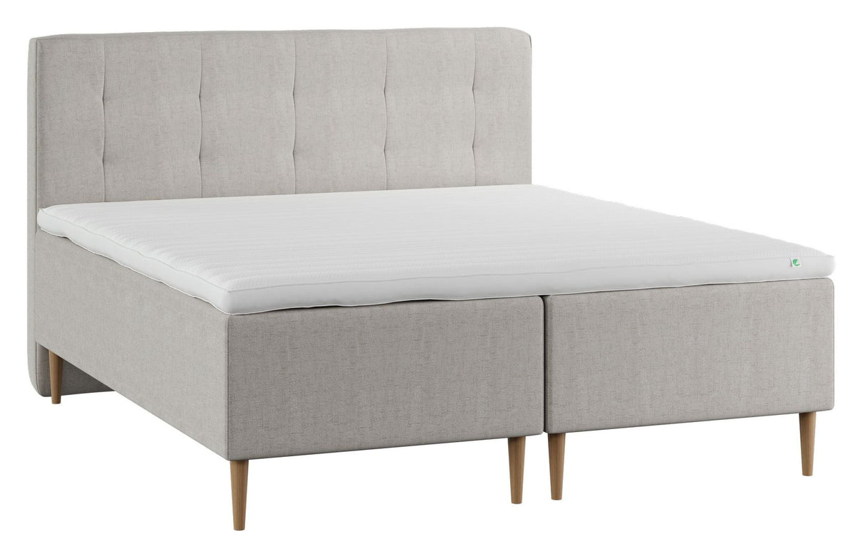 Lux Boxmadras, 180x200 m. latex topmadras, Sand - Unoliving.com