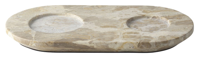 Marble Bakke til flasker, Beige marmor - Unoliving.com