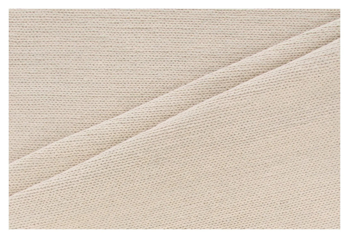 Marta uldmix tæppe, 200x300, Hvid - Unoliving.com