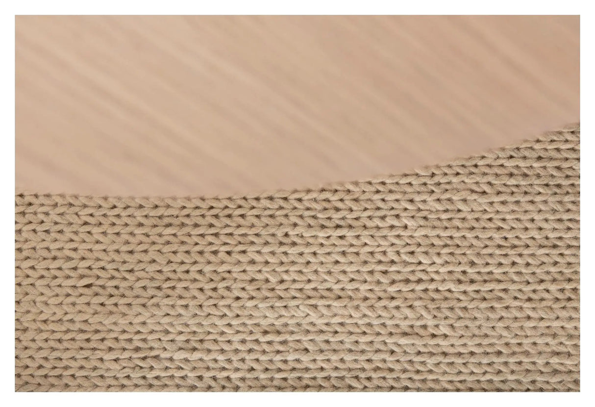 Marta uldmix tæppe, 250x350, Hvid - Unoliving.com