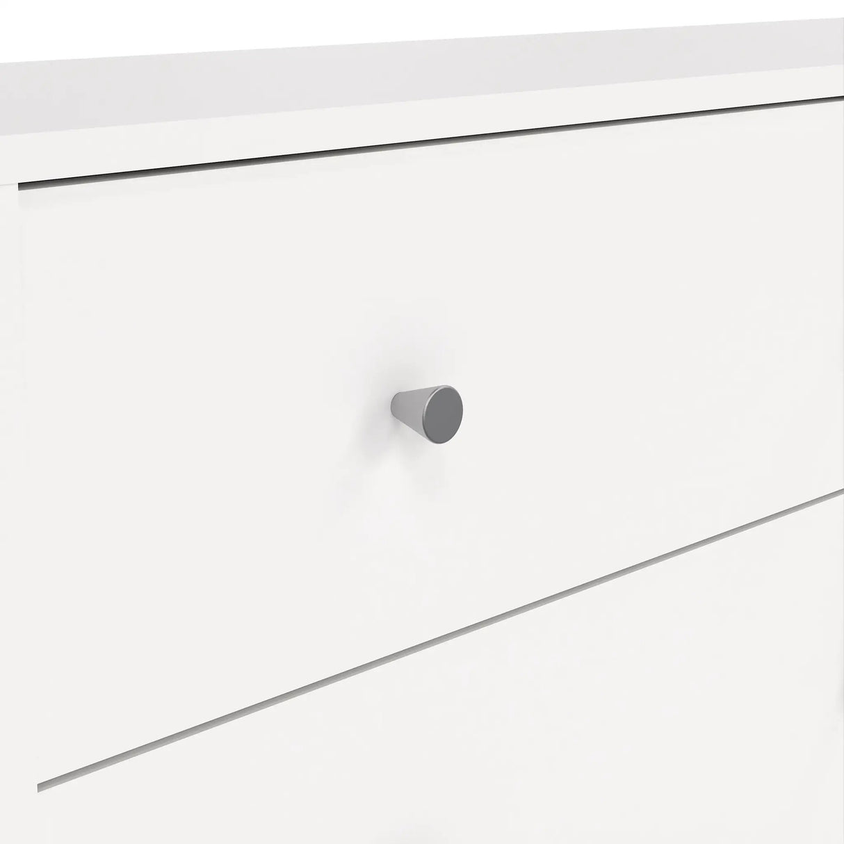May Dobbelt kommode m. 6 skuffer, 143x30x68, Hvid - Unoliving.com