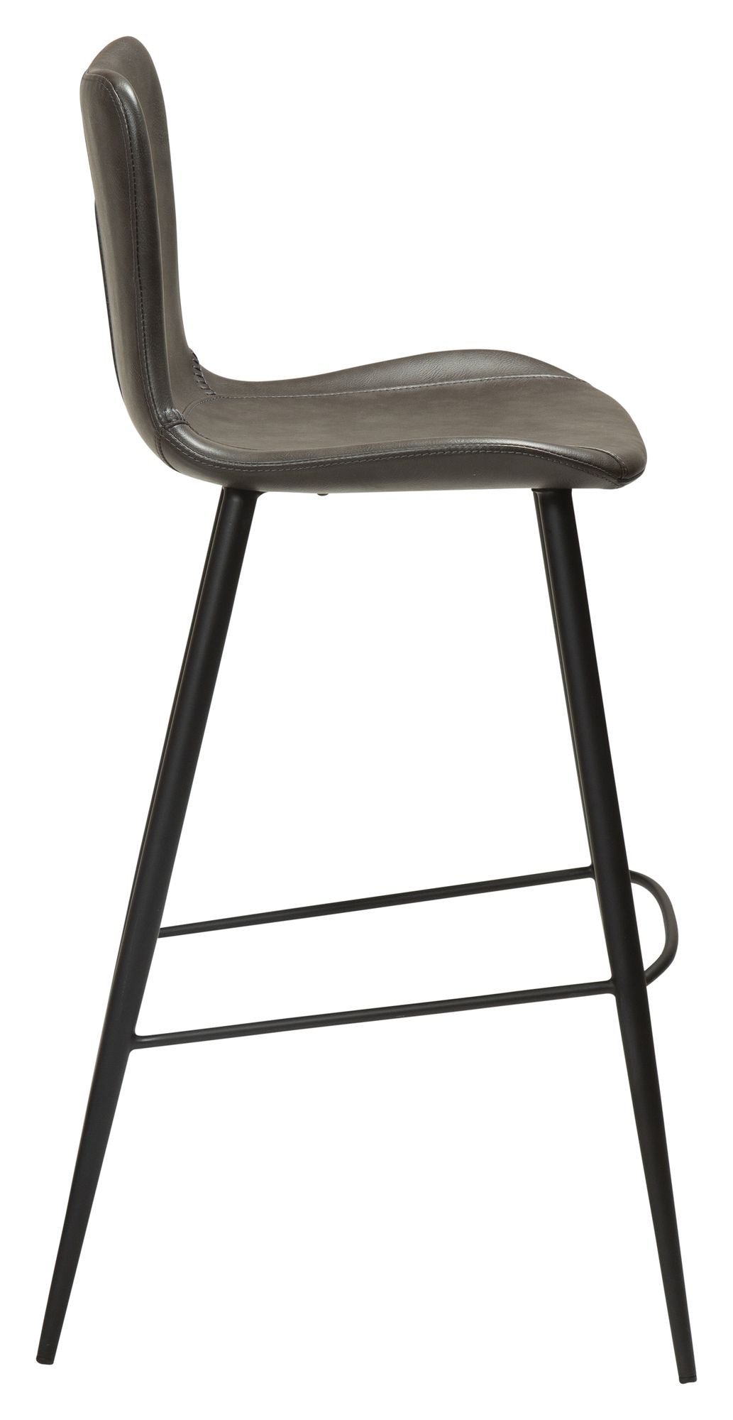 Medusa Barstol, vintage grå kunstlæder - Unoliving.com