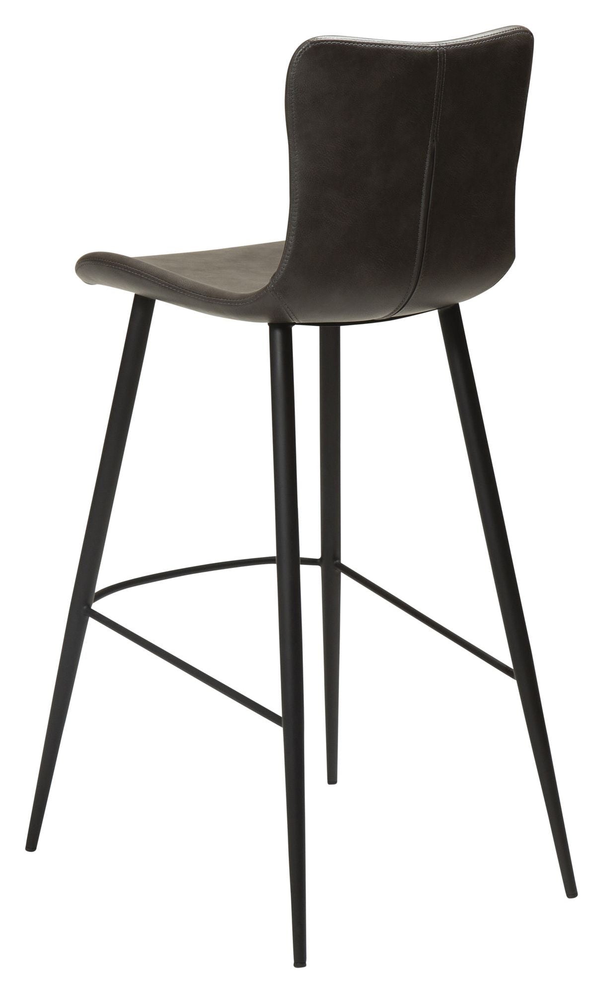 Medusa Barstol, vintage grå kunstlæder - Unoliving.com