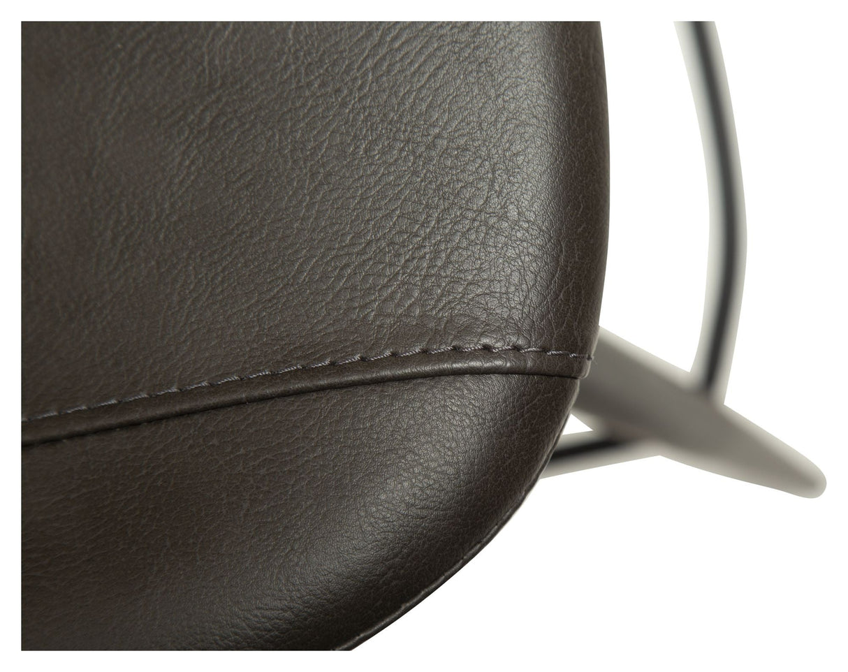 Medusa Barstol, vintage grå kunstlæder - Unoliving.com