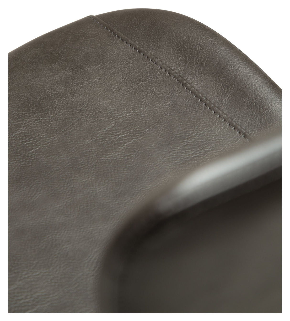 Medusa Barstol, vintage grå kunstlæder - Unoliving.com