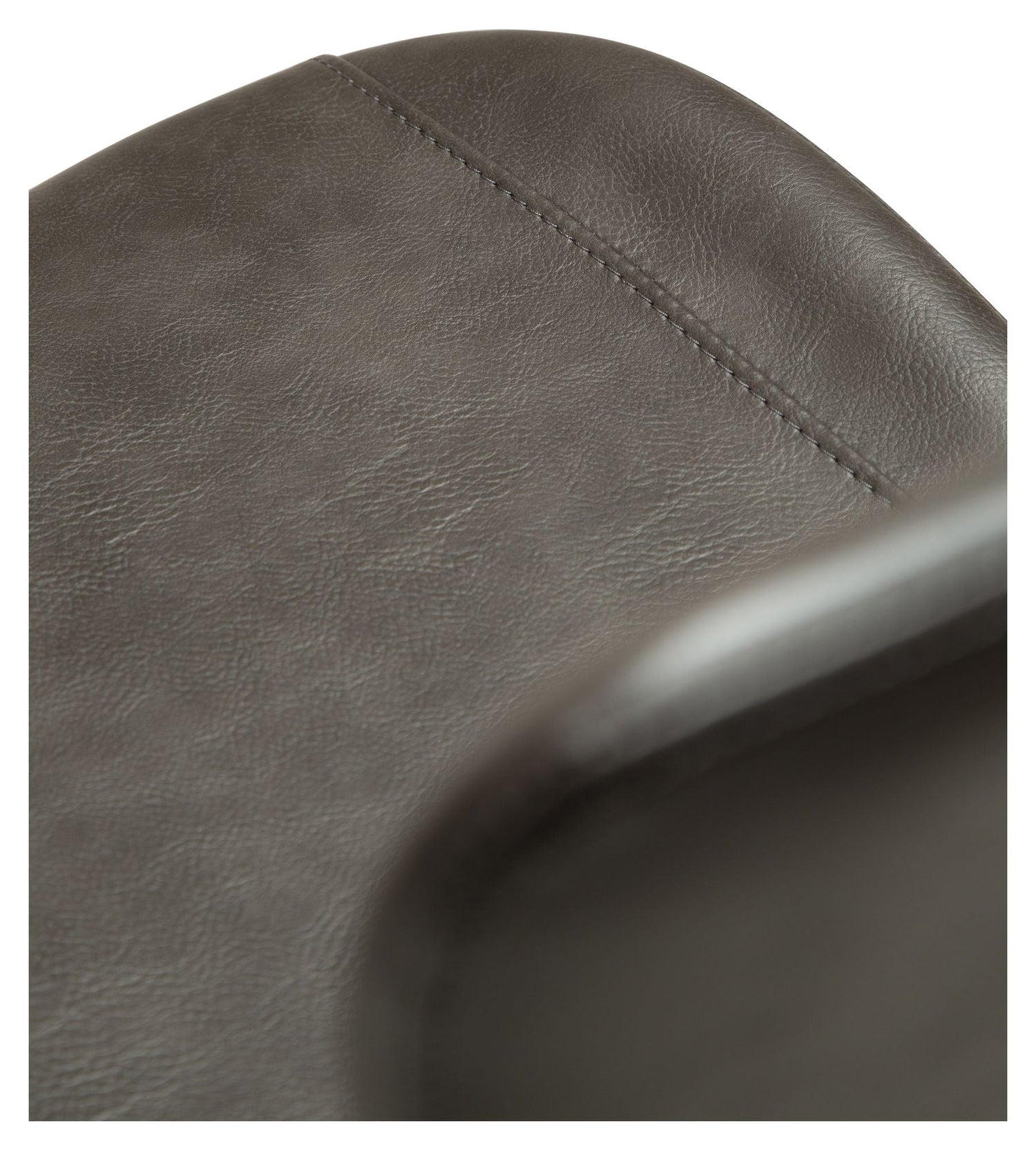 Medusa Barstol, vintage grå kunstlæder - Unoliving.com