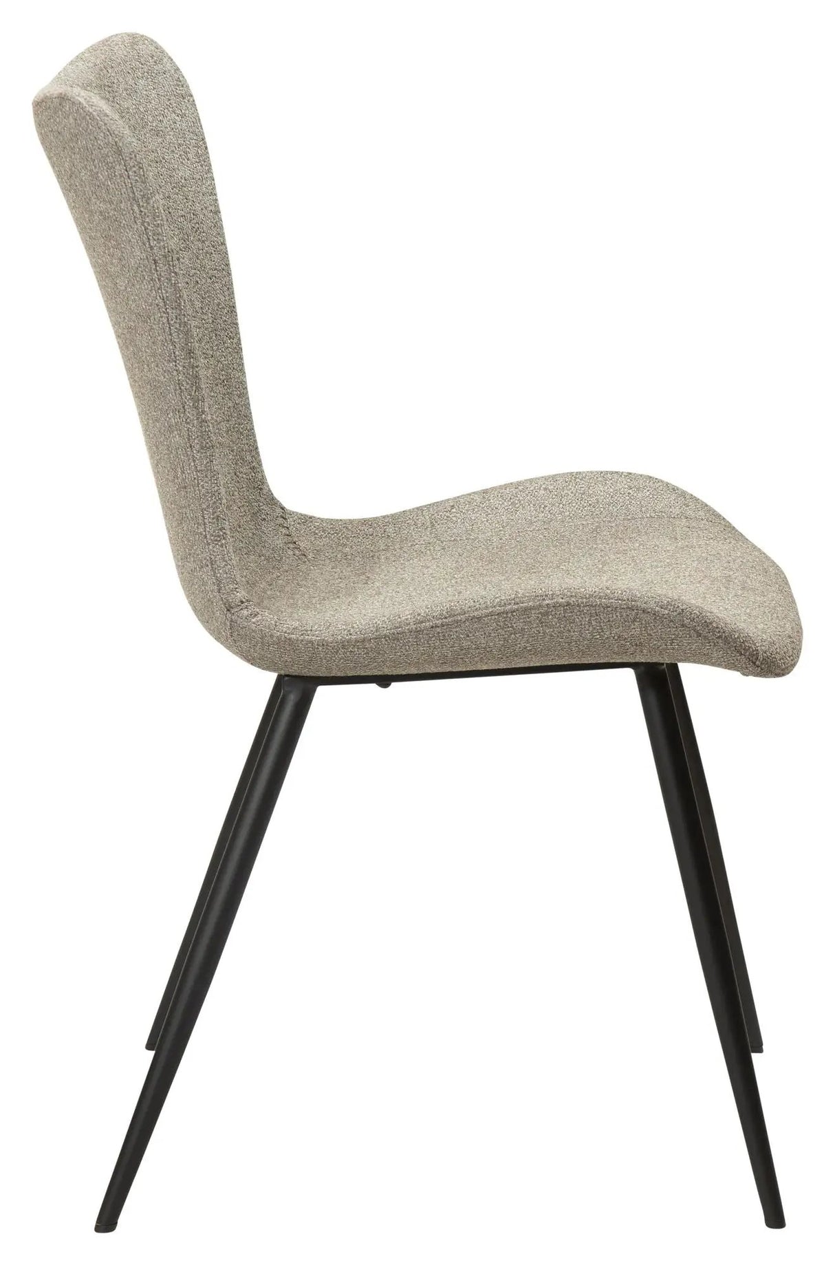 Medusa Spisebordsstol, pebble earth bouclé stof - Unoliving.com