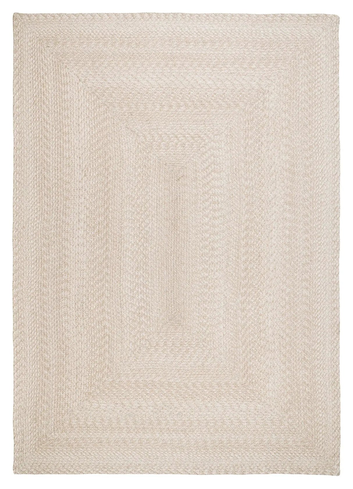 Menorca Flettet tæppe 200x300, Sand - Unoliving.com