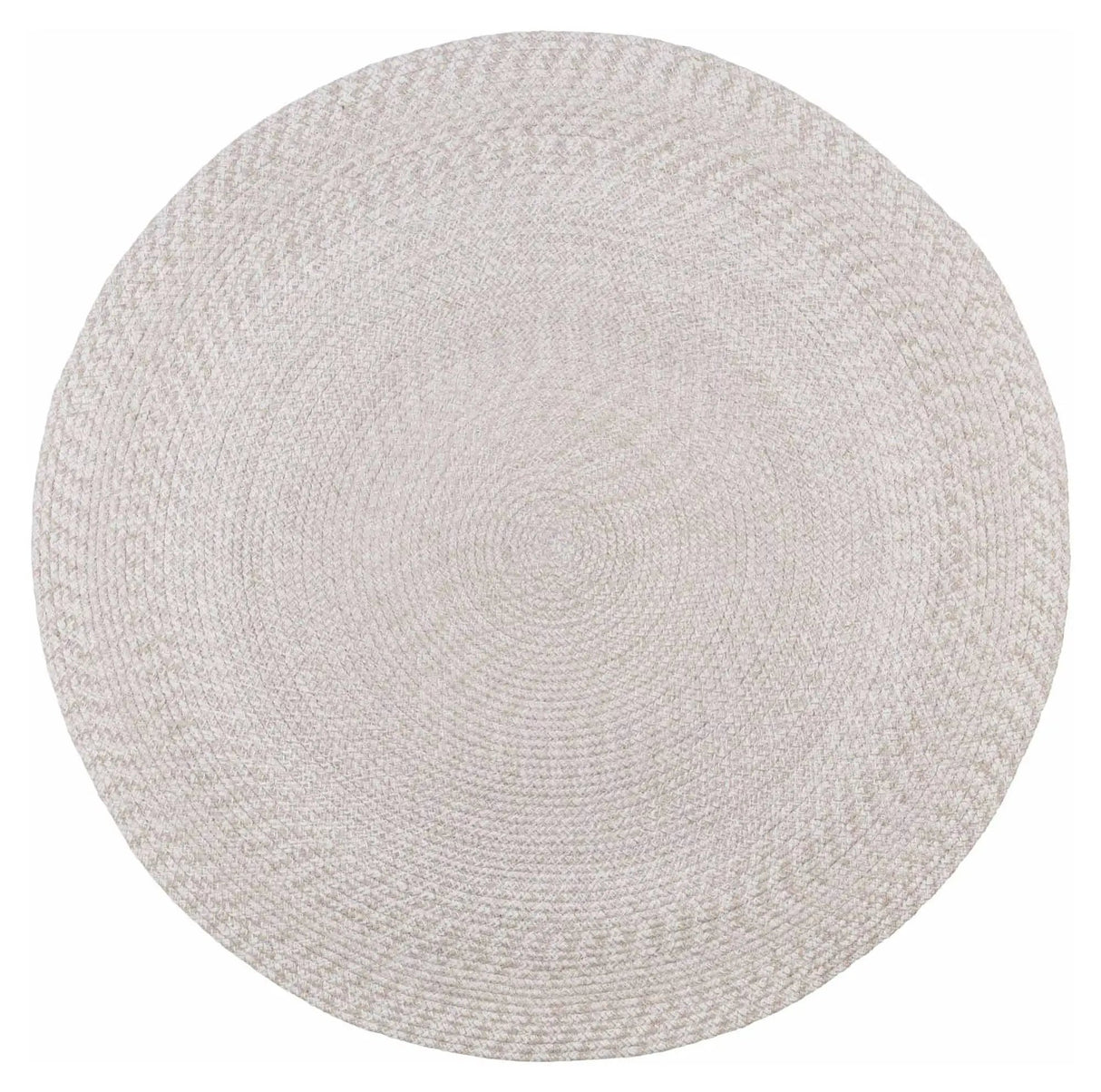 Menorca Outdoor Tæppe, Sand, Ø120 - Unoliving.com